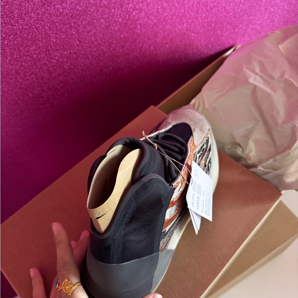 Yeezy Black and Tan Women's Sneakers